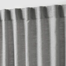 Cassian Linen Blend Light Filtering Concealed Tab Top Curtains (Set of 2)